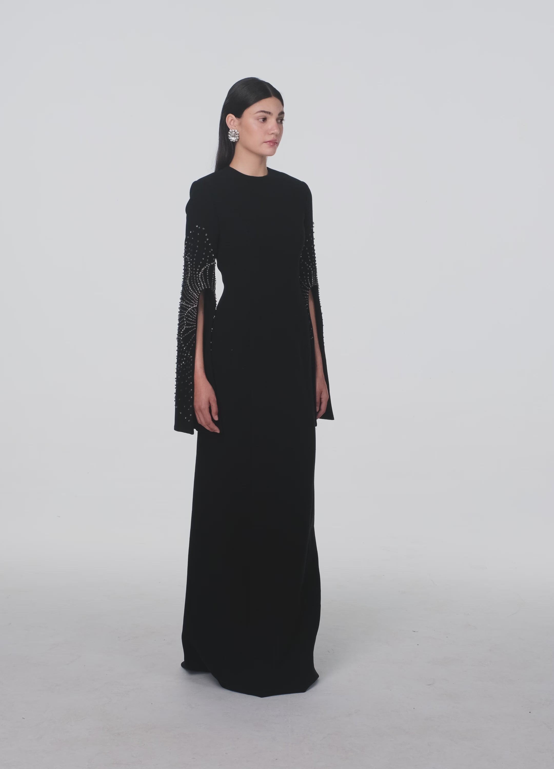 Slit-Sleeve Bodycon Dress